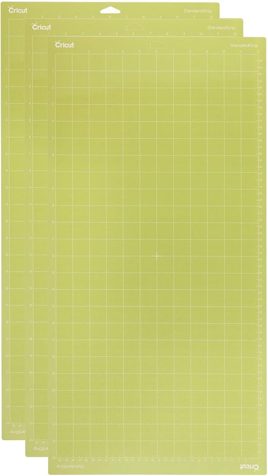 Cricut StandardGrip Adhesive Cutting Mat 12"x12" - For Cricut Explore Air 2/Cricut Maker - 3 Pack, Green (2004702)