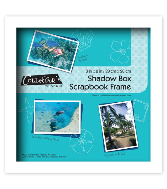 Collector's Museum 8" x 8" Shadow Bo x Scrapbook Frame