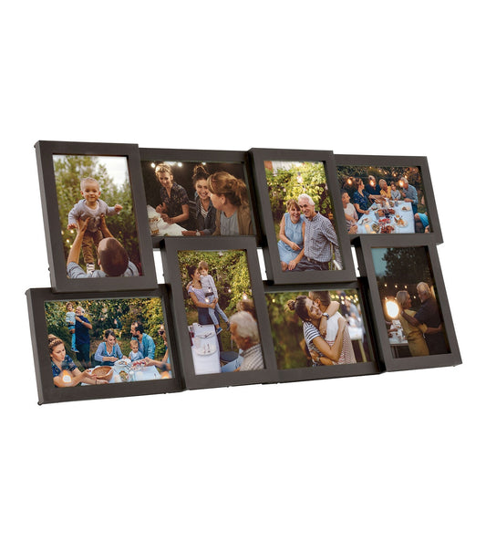MCS Walnut 8 Photo Dimensional Collage Frame