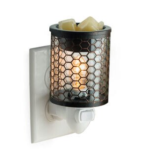 Candle Warmers 6" Black Mesh Pluggable Fragrance Warmer