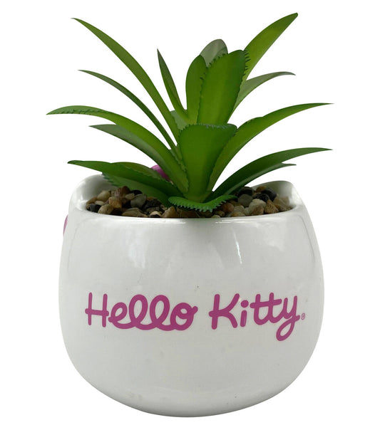 5" Hello Kitty Face Mini Ceramic Planter