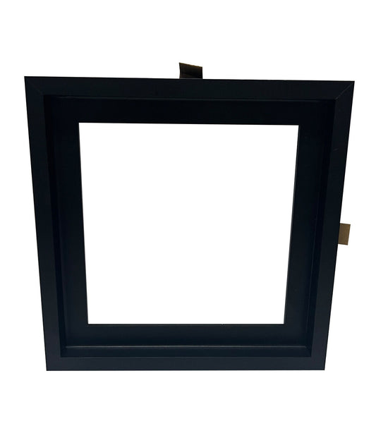 10" x 10" Black Canvas Float Frame by Place & Time