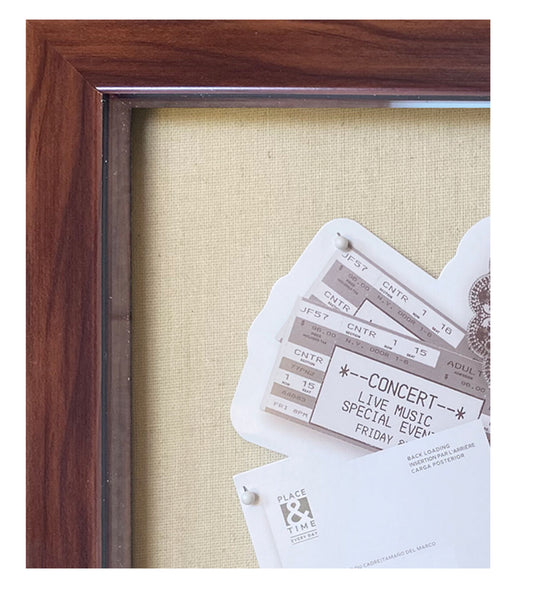 8" x 10" Cherry Front Loading Shadow Box by Place & Time