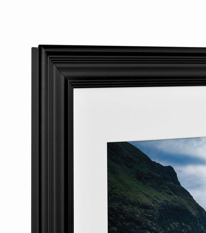 Walden Woods 11"x14" Matted to 8"x10" Black Wall Frame