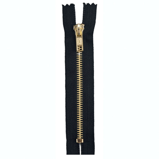 CC Fashion Metal Closed End Brass Zippers