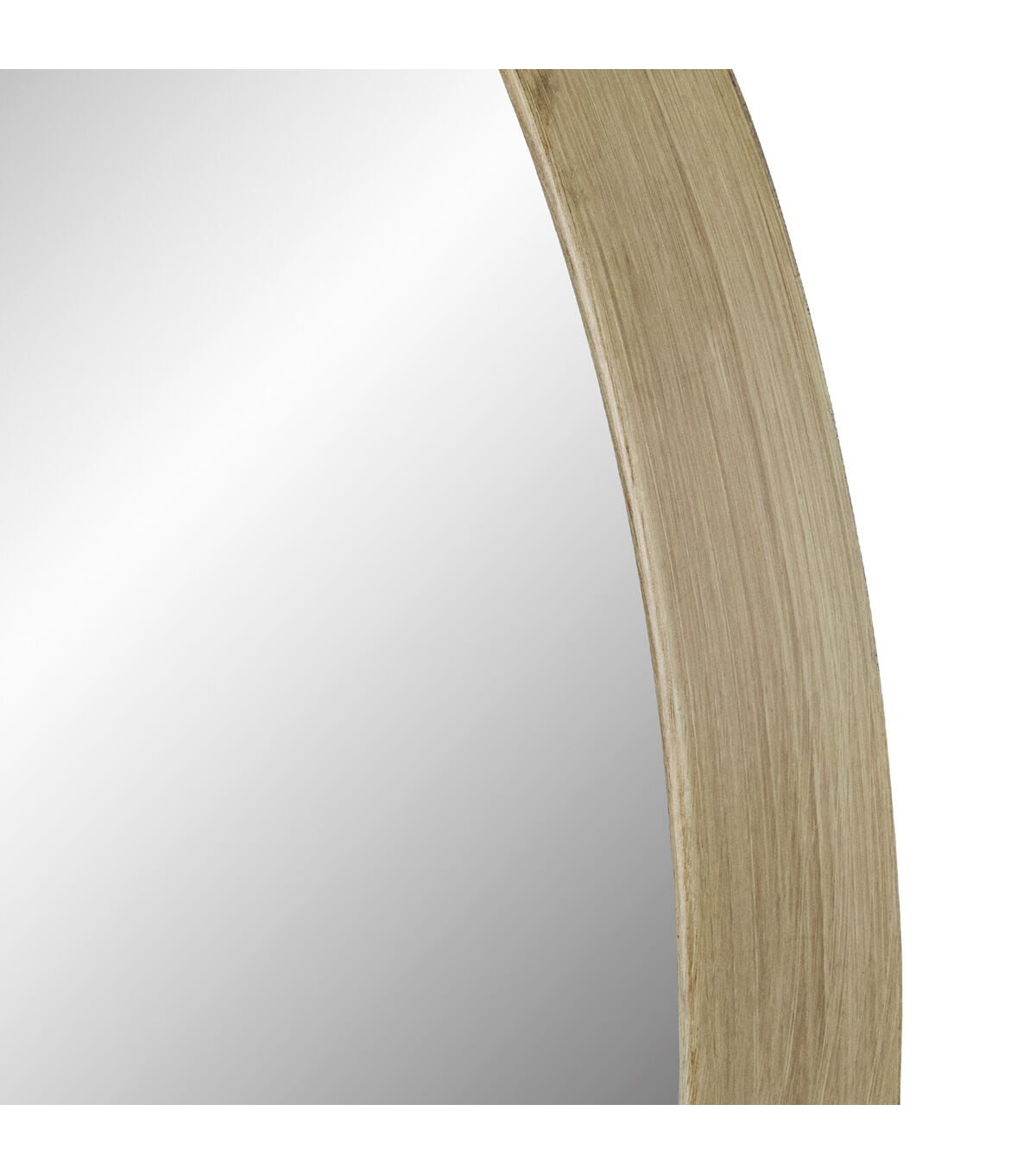 Northlight 19.75" Gold Round Classic Mirror Wall Decor Wooden Finish