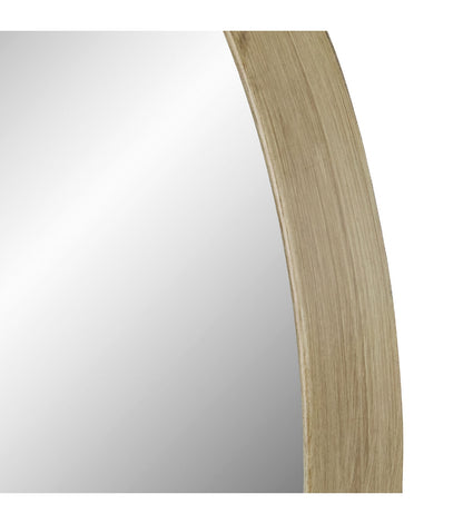Northlight 19.75" Gold Round Classic Mirror Wall Decor Wooden Finish