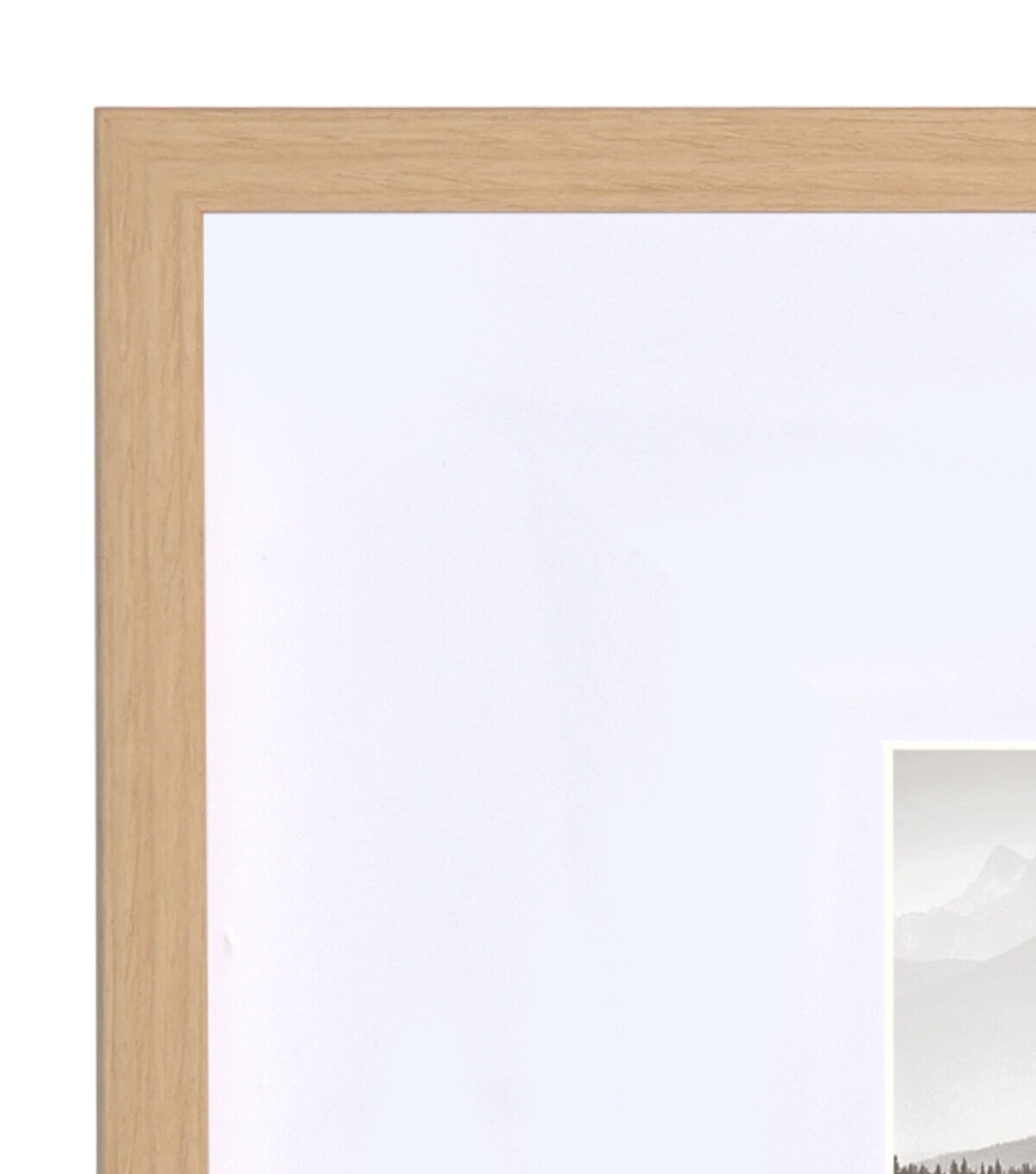 15" x 15" Matted to 5" x 7" Natural Wall Frame by Place & Time