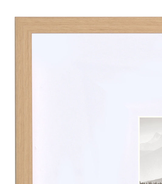 15" x 15" Matted to 5" x 7" Natural Wall Frame by Place & Time