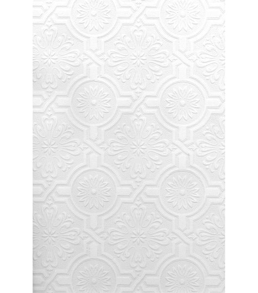 Wallpops Nazareth Ornate Tiles Paintable Wallpaper