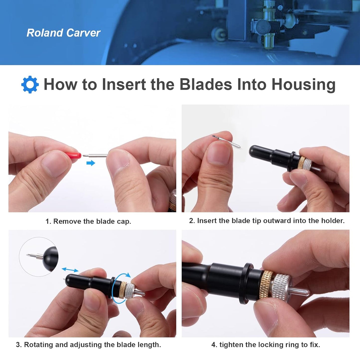 STREWEEK 50PCS Cutting Blades compatible for Cricut Explore Air/Air 2/Air 3/Maker 3, Fine Point Blades Consist of 10PCS 30°Shallow Cutting Blades,30PCS 45° Standard Blades and 10PCS 60° Deep Blades