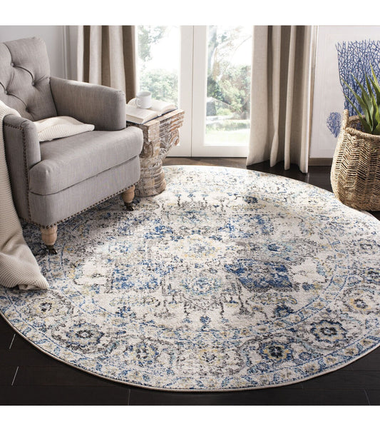 Safavieh Madison 603 Grey / Ivory 5'3" X 5'3" Round
