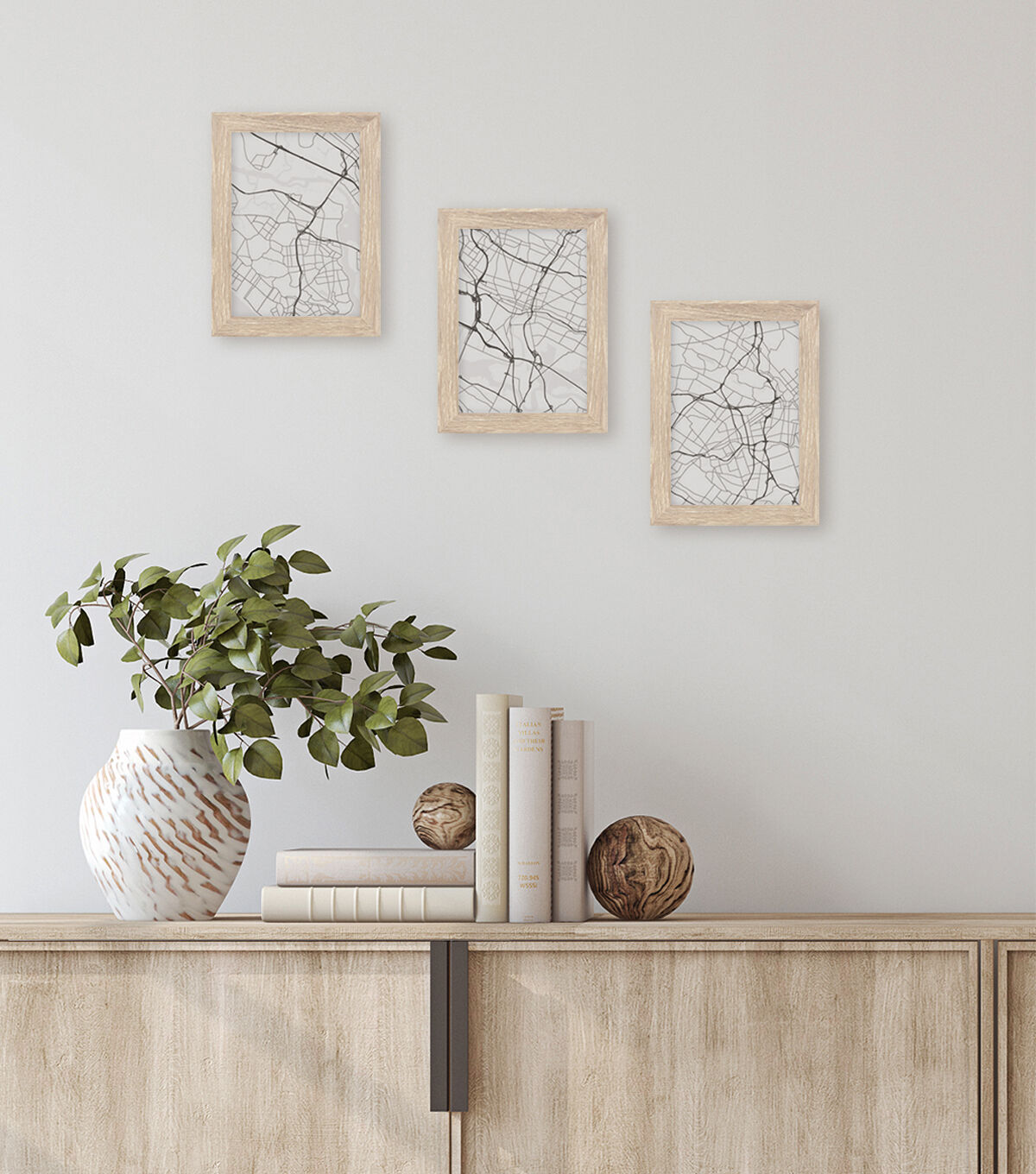 5" x 7" Snapshot Wood & Glass Wall Picture Frames 3pk by Place & Time