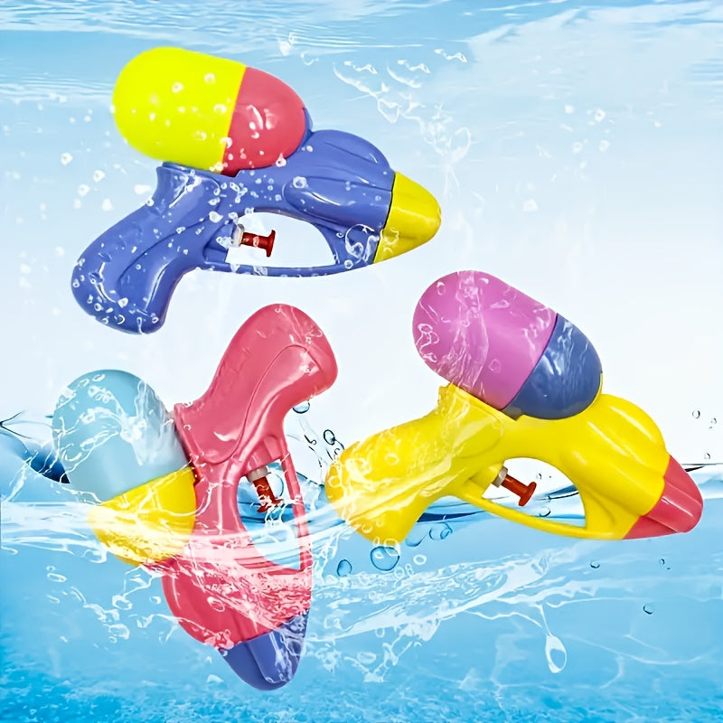 Pistolet à eau Shun Fei Beach & Poolside Fun - Pistolets à eau en plastique non électriques colorés avec un gâchette facile pour le temps de bain et l'interaction familiale en extérieur, idéal pour les jeux d'été