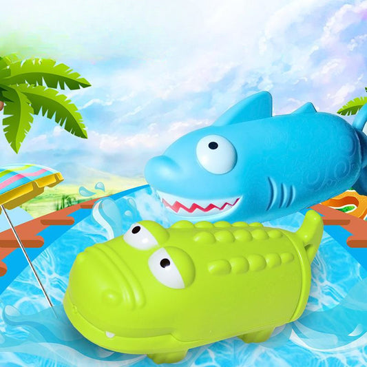 Canon à eau crocodile requin, jouets pistolets d'eau pour enfants, outils de jeu aquatique sur la plage