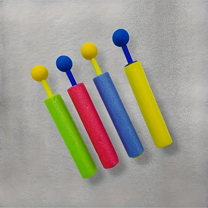 1\u002F1pc Pistolet à eau d'été aléatoire de quatre couleurs avec pulvérisateur perle en EVA - tirable, couleur mélangée, jouet sportif extérieur adapté pour jouer sur la plage