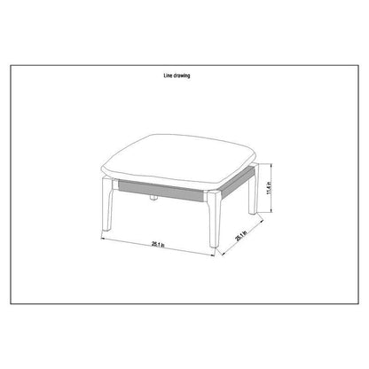 Jacobson Solid Wood 5 - Person Seating Group with Cushions