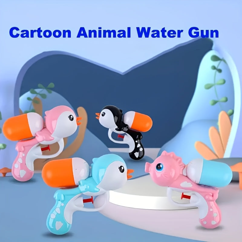 Pistolet à Eau Pingouin de Dessin Animé pour Enfants, Jouet de Jeu d'Été pour Plage et Piscine, Convient aux Jeux Interactifs Parents-Enfants